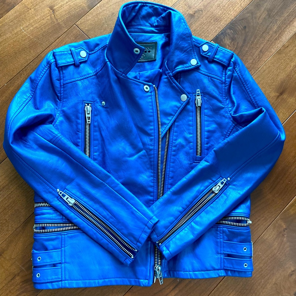 BLANKNYC Leather jacket. Brand new. No tags. Never worn. Great spunky addition.